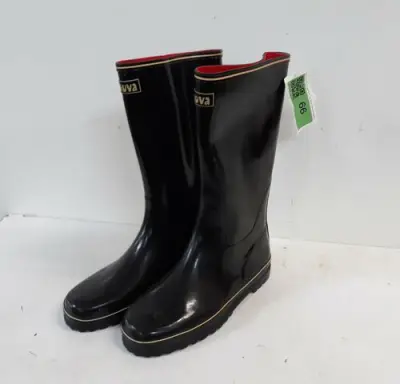 1 x Rubberen laarzen 40 zwart Chuva – kavel bij Belga Veilingen, Oudsbergen