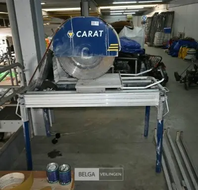 CARAT steenzaagmachine – kavel bij Belga Veilingen