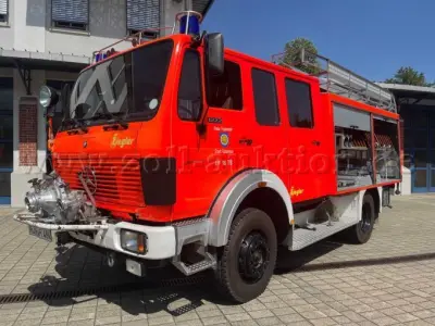 1 Feuerwehrfahrzeug LF 16-TS – Daimler-Benz 1222AF / Ziegler TÜV bis 04/2027 – kavel bij Zoll-Auktion, Künzelsau