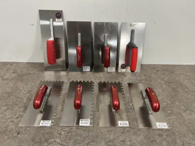 Het Melkmeisje plakspanen diverse set 8-delig – kavel bij XL Auctions