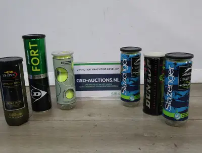 Assortiment tennisballen - Slazenger en Dunlop – kavel bij GSD Auctions, Zoeterwoude