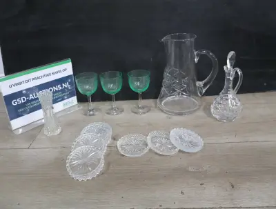 Kristallen glaswerk – kavel bij GSD Auctions, Zoeterwoude