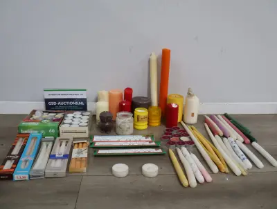Grote Verzameling Kaarsen – kavel bij GSD Auctions, Zoeterwoude