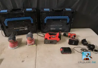 Lot de machines électroportatives – kavel bij Clicpublic