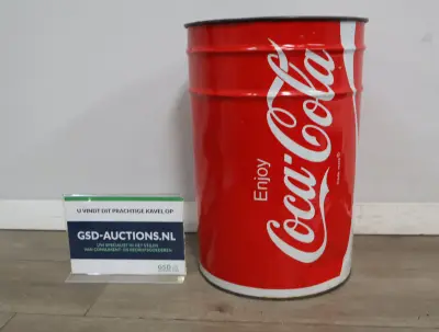 Coca-Cola metalen emmer – kavel bij GSD Auctions, Zoeterwoude