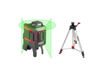 Levelfix kruislijnlaser groen met statief CCL210G – kavel bij XL Auctions
