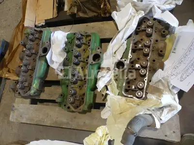 3 John Deere cilinderkoppen – kavel bij Auctelia, Binche