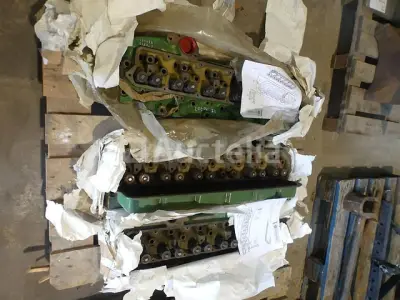 3 John Deere cilinderkoppen – kavel bij Auctelia, Binche