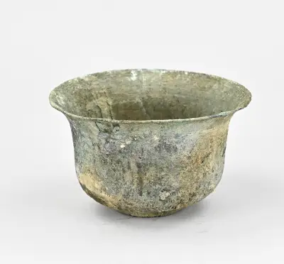Bronzen kom (bodemvondst) Ø 12,6 cm – kavel bij Twents Veilinghuis