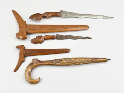 2x Kris + prikstok – kavel bij Twents Veilinghuis