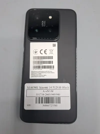 High-end Xiaomi 14 (512GB Opslag / 12GB RAM) Zwart – kavel bij De Kringwinkel, Waardamme