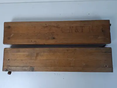 Authentieke Vintage Houten Sigarenvorm (1952) – Carl Intelmann Kom.-Ges – kavel bij De Kringwinkel, Waardamme