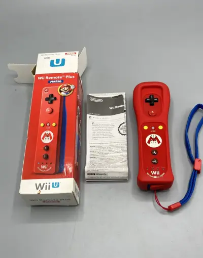 Controller Nintendo Wii Remote Plus Mario Edition met originele verpakking – kavel bij De Kringwinkel, Waardamme