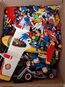 7 kg ongesorteerde playmobil – kavel bij De Kringwinkel, Waardamme