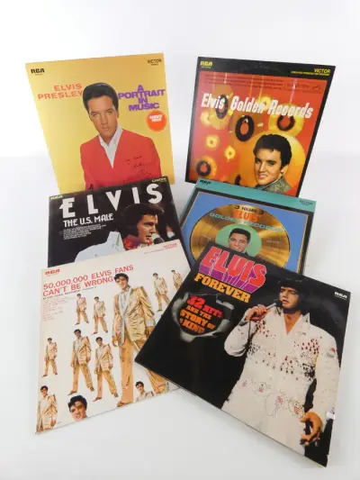 Elvis Presley vinylcollectie - 6 vintage LP's – kavel bij De Kringwinkel, Heverlee