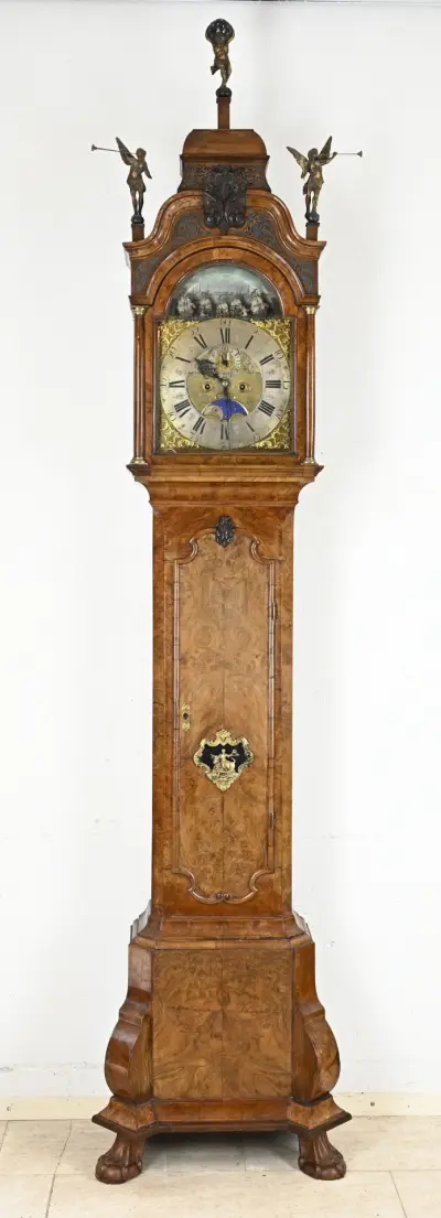 Delftse staande klok, (Philippus Fouache), H 285 cm – kavel bij Twents Veilinghuis