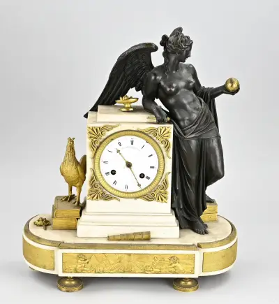 Franse pendule, 1800 – kavel bij Twents Veilinghuis