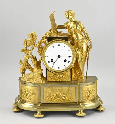 Empire/Directoire pendule, 1800 – kavel bij Twents Veilinghuis
