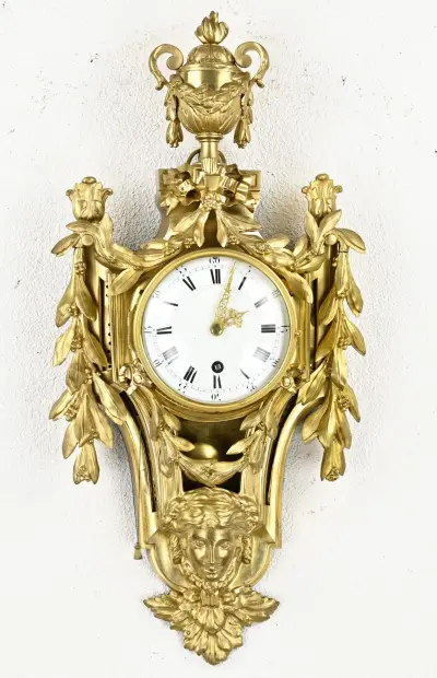 Cartel klok, 1780 – kavel bij Twents Veilinghuis