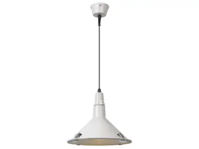 2x Lucide hanglamp buiten Tonga E27 wit – kavel bij XL Auctions