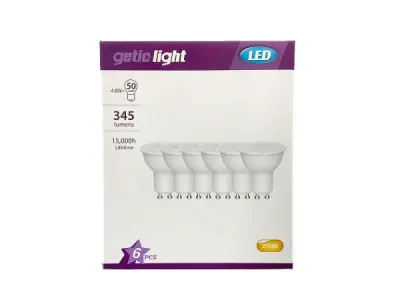 2x Getic-Light led-spot 6-pack 4,8W GU10 – kavel bij XL Auctions