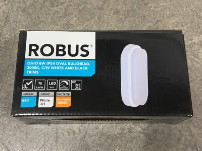 5x Robus schout ovaal 8W 3000K Ohio – kavel bij XL Auctions