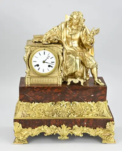 Charles Dix pendule, 1840 – kavel bij Twents Veilinghuis