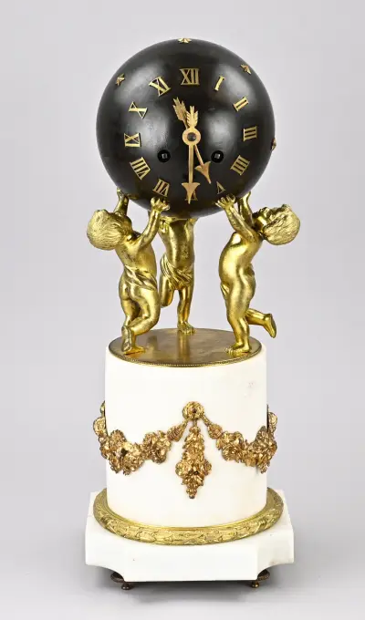 Franse pendule, 1880 – kavel bij Twents Veilinghuis