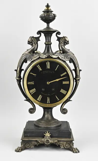 Franse pendule, 1870 – kavel bij Twents Veilinghuis