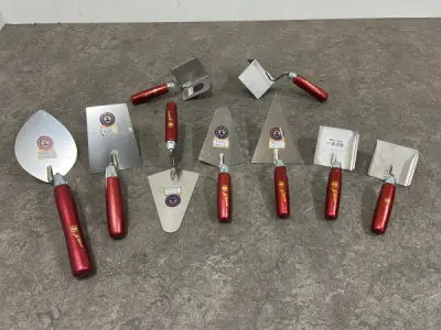 Het Melkmeisje stukadoorsgereedschap set 9-delig – kavel bij XL Auctions