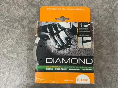 Rhodius diamantschijvensysteem ø125mm LD403 All-In-One – kavel bij XL Auctions