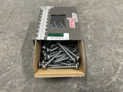 5x Dynaplus spaanplaatschroef ø6x60mm 100-pack – kavel bij XL Auctions