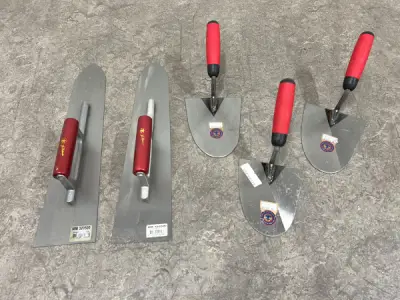Het Melkmeisje vloerspanen- en metseltroffels set 5-delig – kavel bij XL Auctions