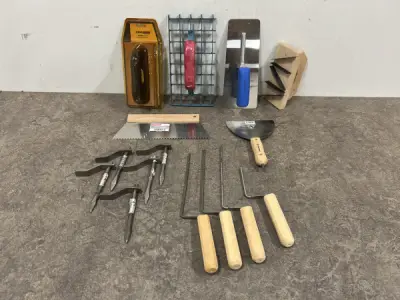 Stukadoors gereedschap set 15-delig – kavel bij XL Auctions