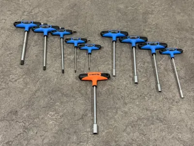 Protop T-greep sleutelset 10-delig – kavel bij XL Auctions