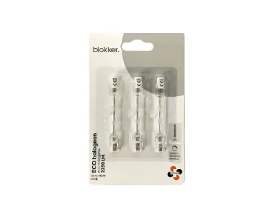 20x Blokker eco halogeen R7S 3-pack – kavel bij XL Auctions