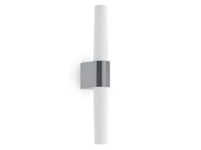 2x Nordlux LED badkamerlamp 42,5 cm - Chroom – kavel bij XL Auctions