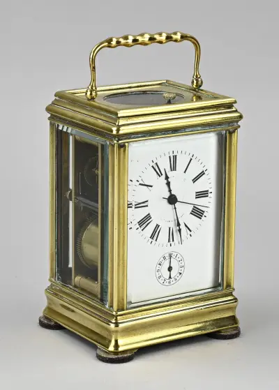 Franse reiswekker, 1890 – kavel bij Twents Veilinghuis