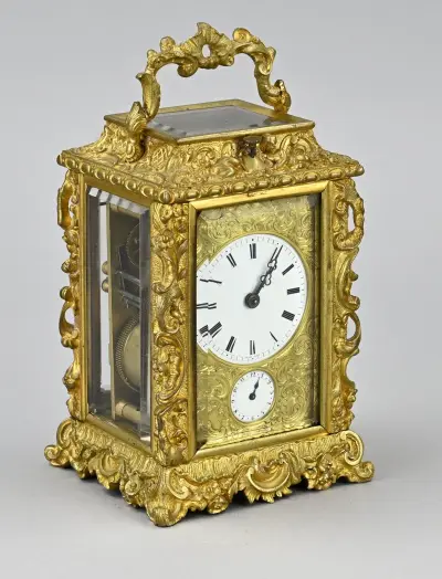 Franse reiswekker, 1840 – kavel bij Twents Veilinghuis