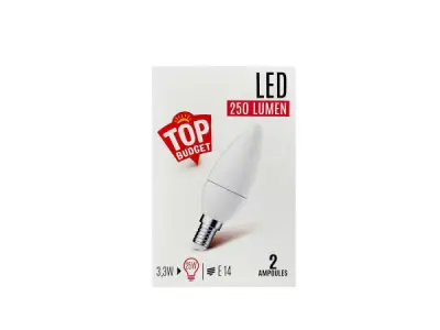 30x Frosted Flame LED-lamp E14 3,3 Watt 2-pack – kavel bij XL Auctions