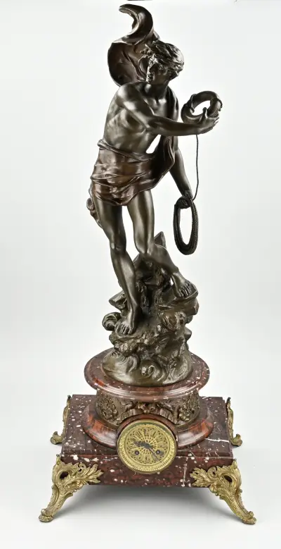 Franse pendule, 1900 – kavel bij Twents Veilinghuis