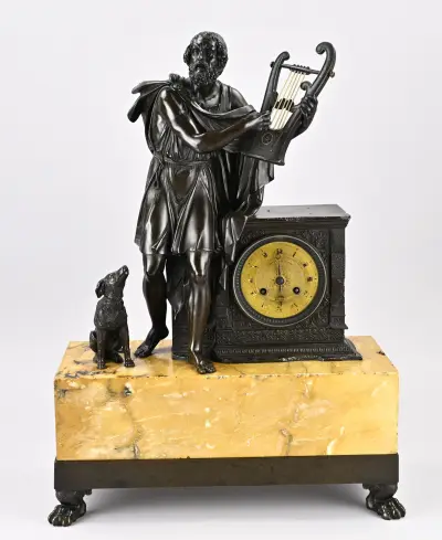 Franse empire klok, 1820 – kavel bij Twents Veilinghuis