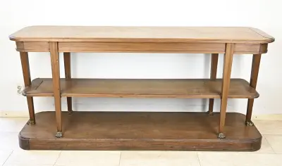 Mahonie etage-tafel – kavel bij Twents Veilinghuis