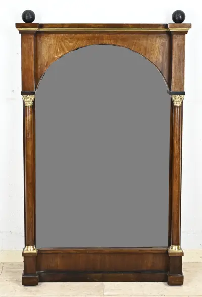 Empire spiegel, 116 x 70 cm – kavel bij Twents Veilinghuis