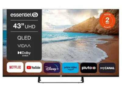 Essentiel-B QLED TV 4K 43QLED306 - 43 inch – kavel bij XL Auctions