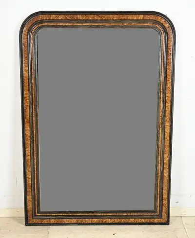 Antiek Engelse spiegel, 127 x 86 cm – kavel bij Twents Veilinghuis