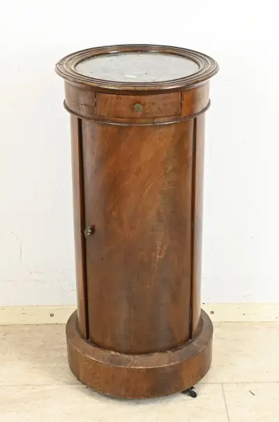 Empire trommelkastje, 1820 – kavel bij Twents Veilinghuis