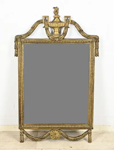 Oude spiegel, 115 x 67 cm – kavel bij Twents Veilinghuis