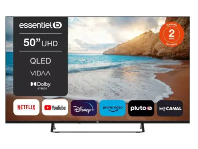 Essentiel-B QLED TV 4K 50QLED307 - 50 inch – kavel bij XL Auctions