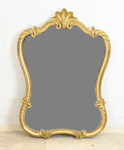 Spiegel met kroon, 125 x 85 cm – kavel bij Twents Veilinghuis